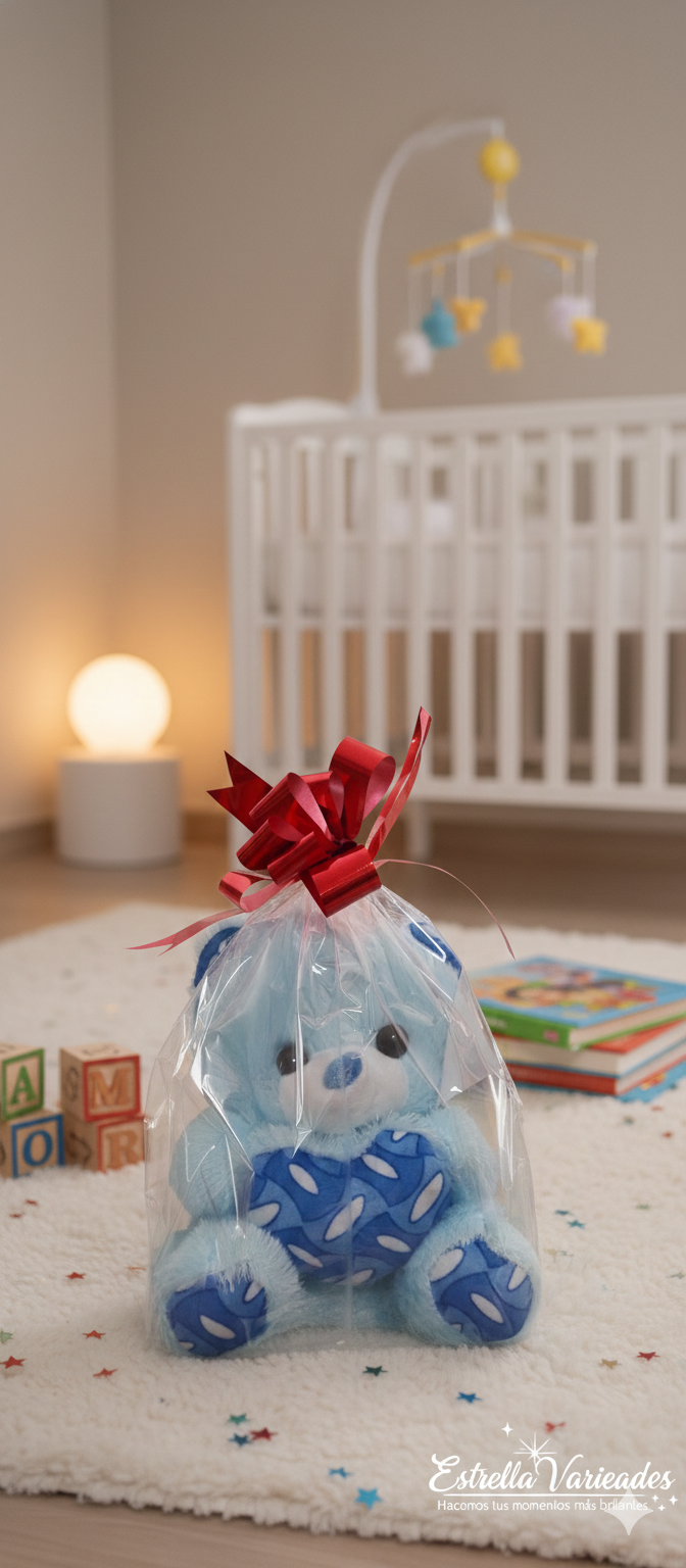 Osito de peluche azul