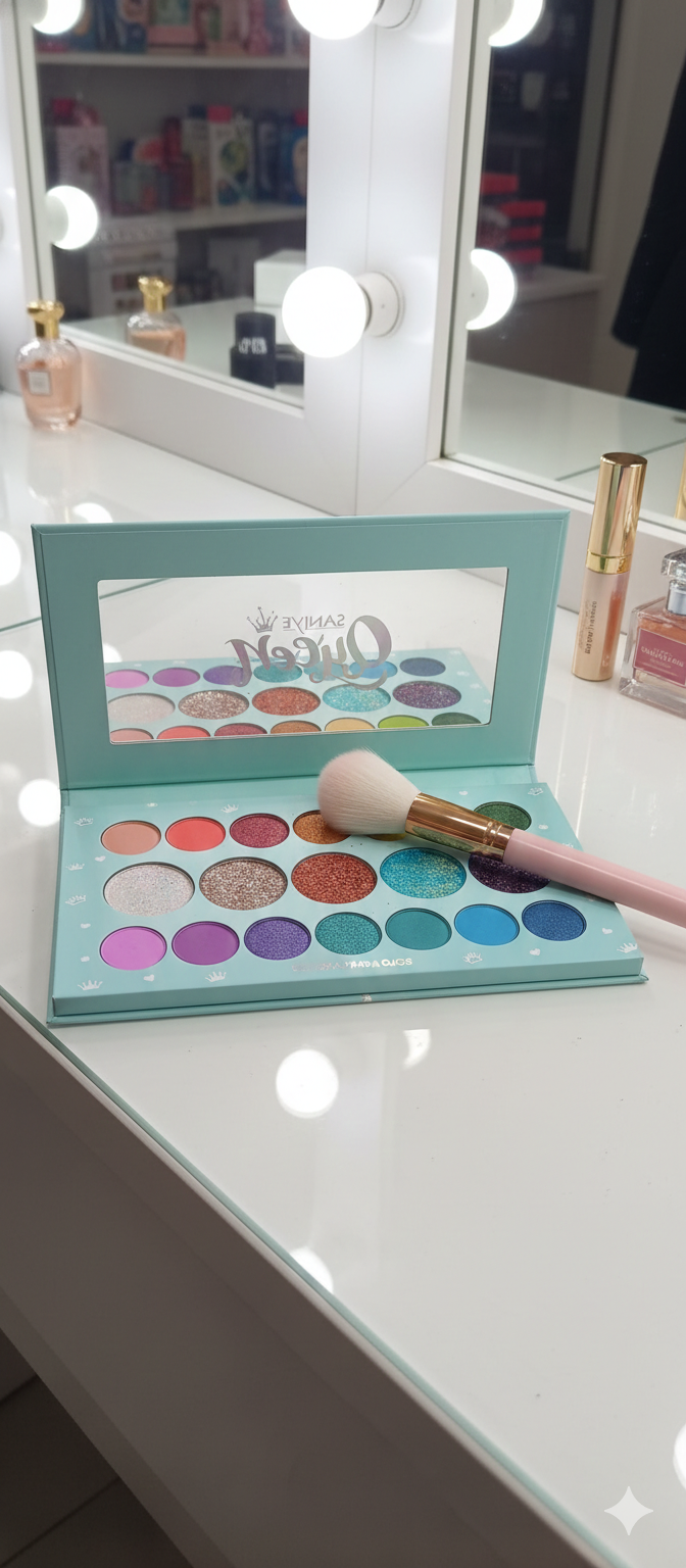 Paleta de Sombras Colorida