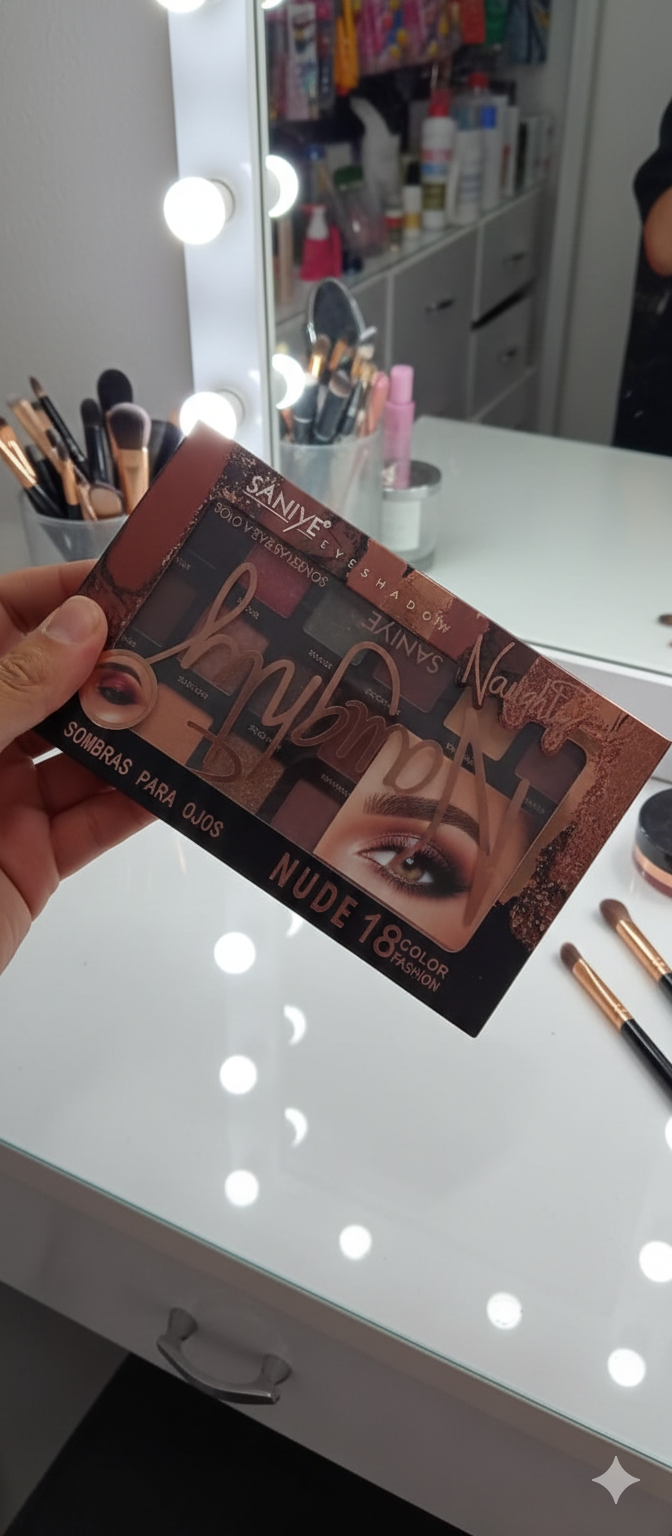 Paleta de Sombras Sanille 18 Colores Nude