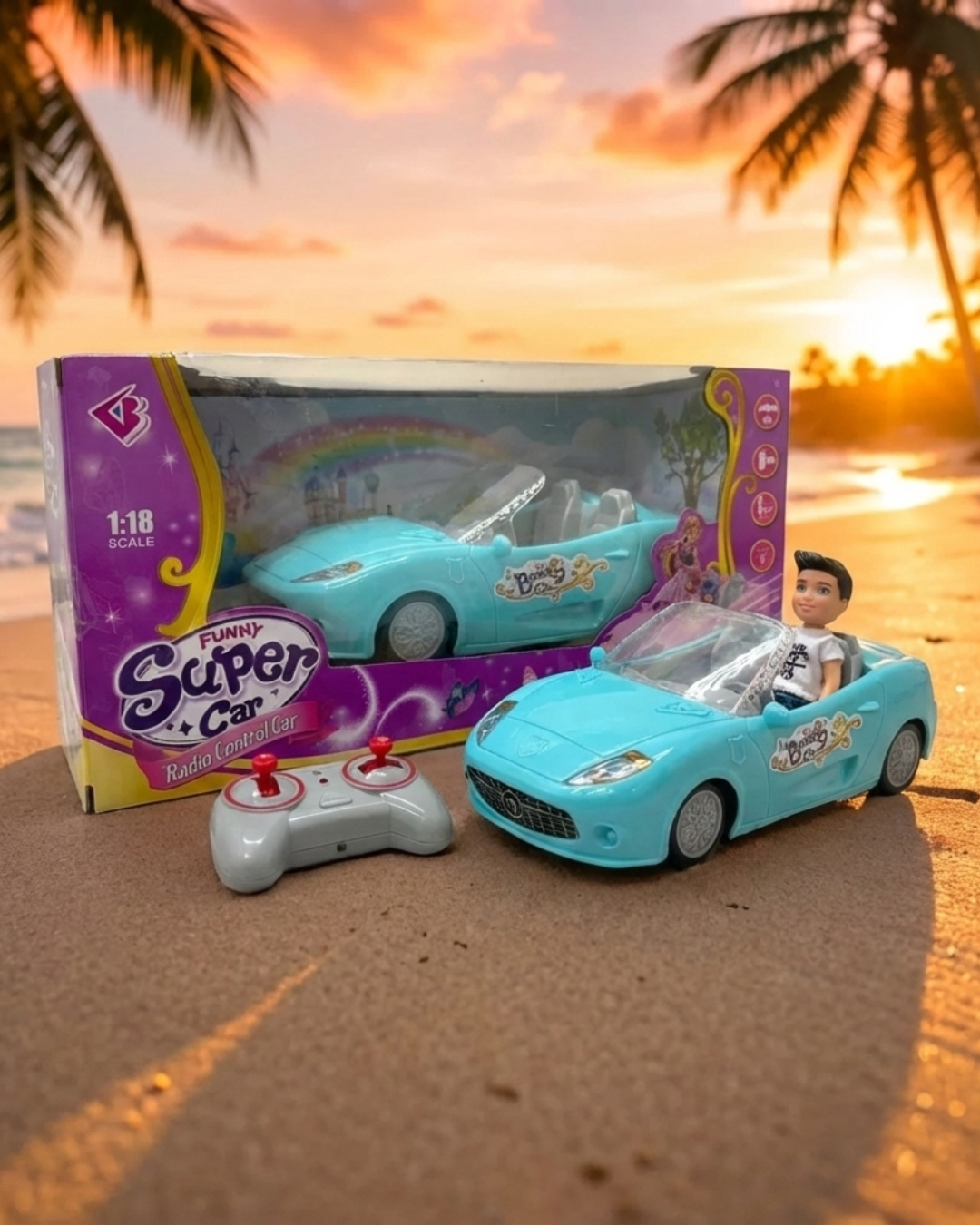 Coche deportivo de juguete a control remoto