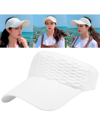 Visera Deportiva Blanca