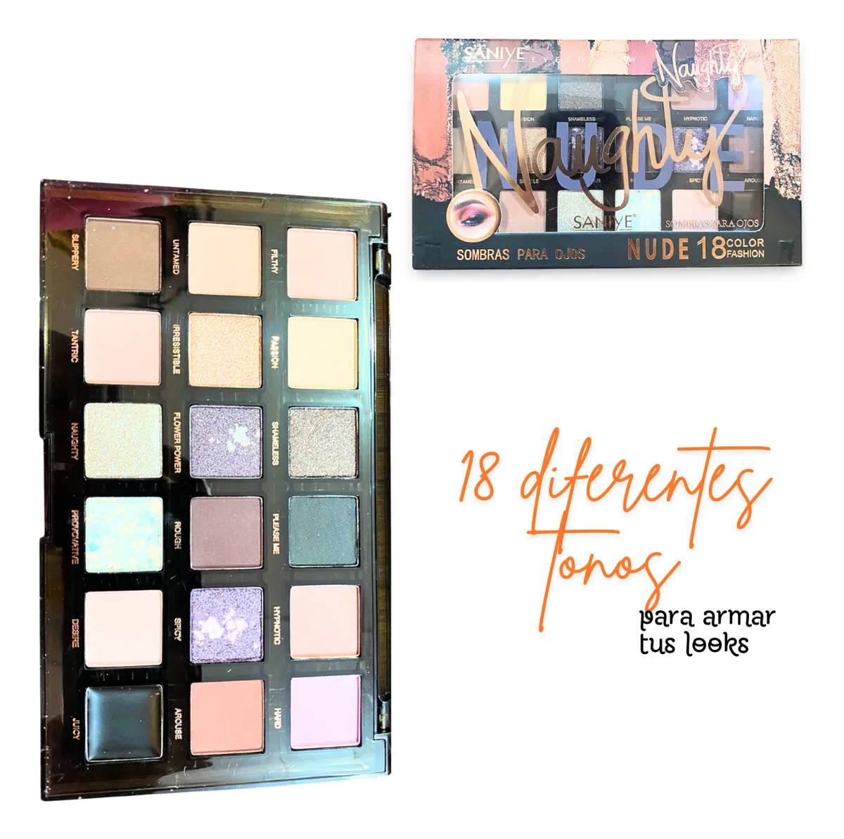 Paleta de sombras Naughty
