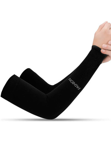 Manguitos deportivos negros