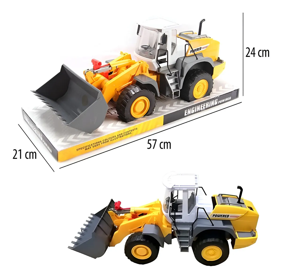 Camión excavadora de juguete