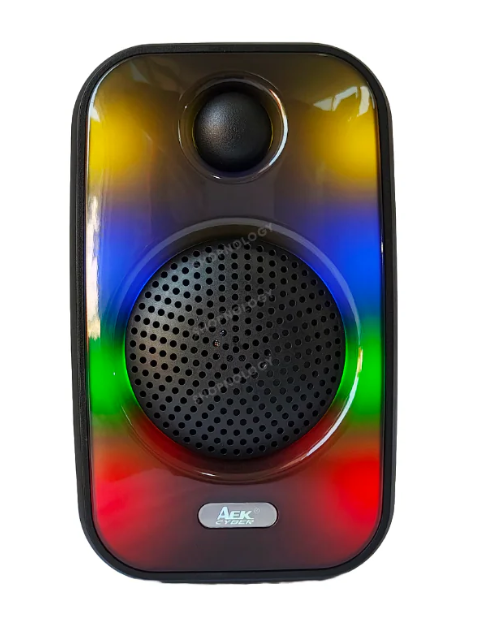 Parlante con luces LED