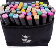 Set de marcadores de colores