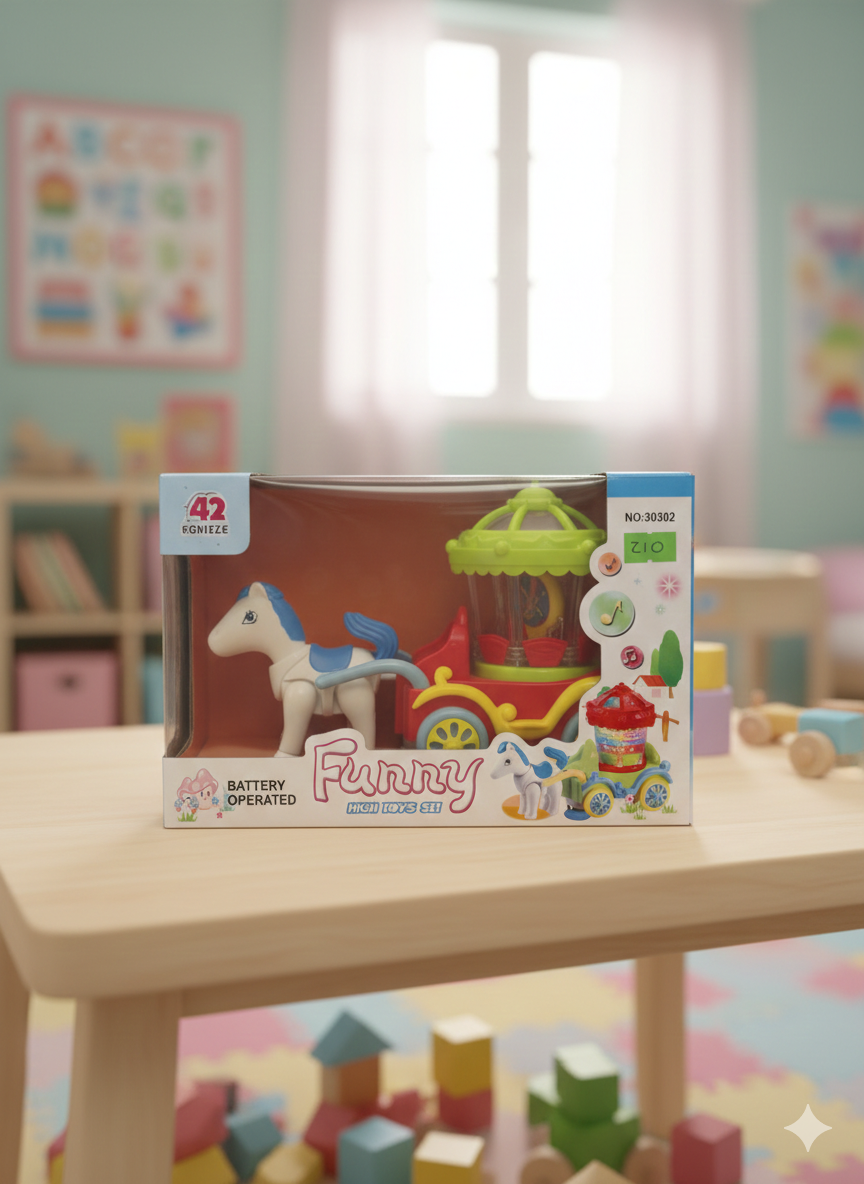 Juguete Carrusel con Caballo