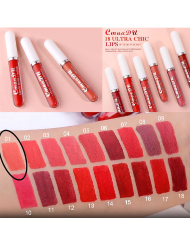 Labial Líquido Mate 01