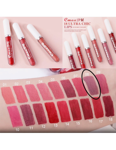 Labial Líquido Mate 08