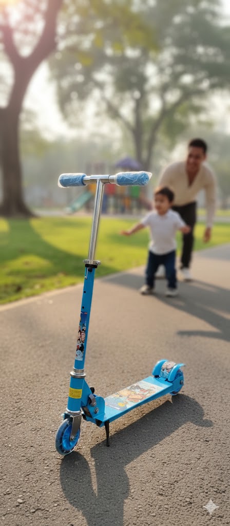 Patín Scooter Infantil Azul