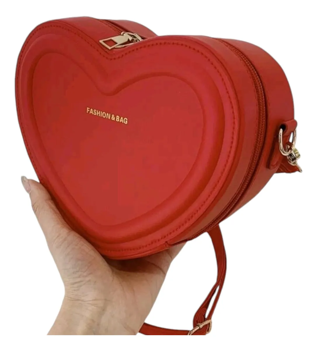 Bolso en forma de corazón