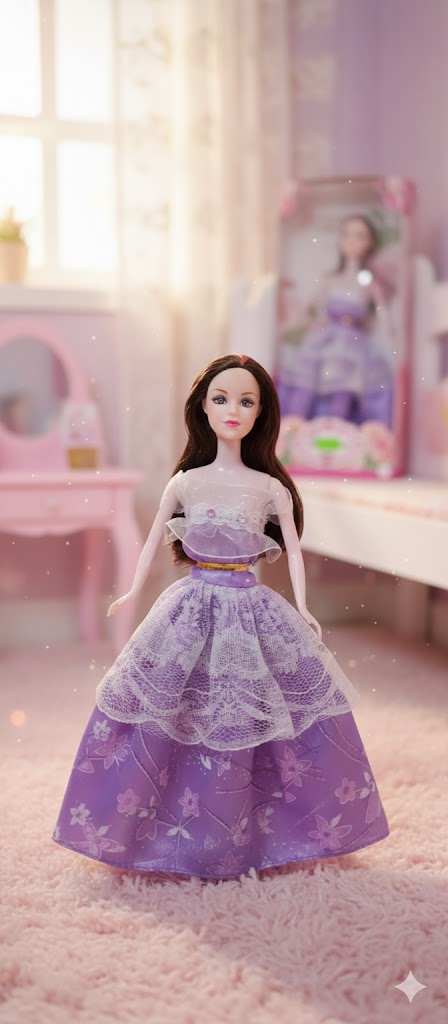 Muñeca Princesa Vestido Violeta