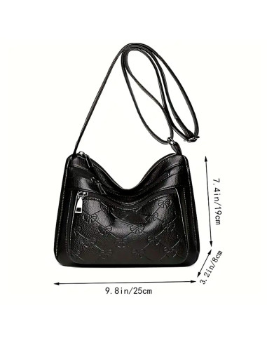 Bolso bandolera de piel sintética