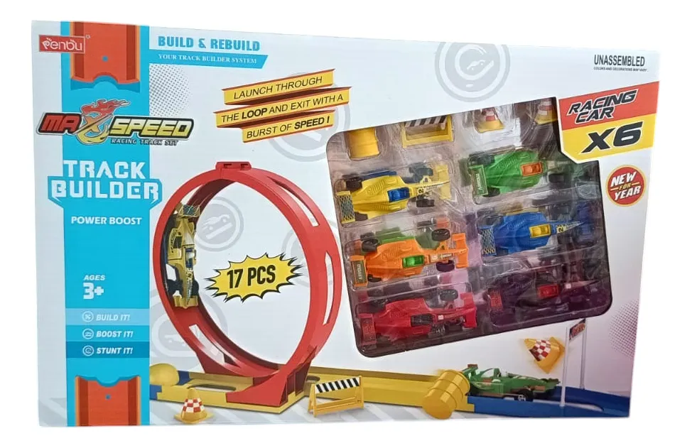 Set de Pista de Carreras Max Speed