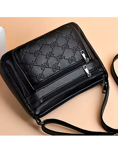 Bolso bandolera de piel sintética