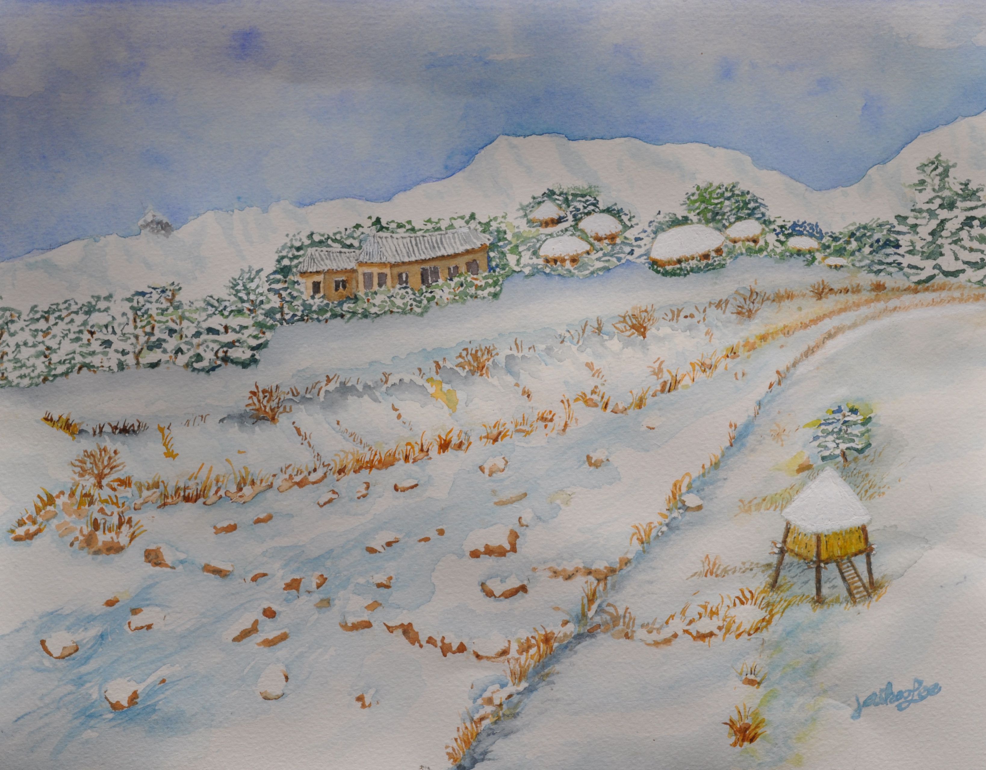First Snow Graces Shepherdsville   