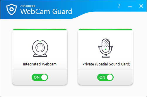 Ashampoo® WebCam Guard