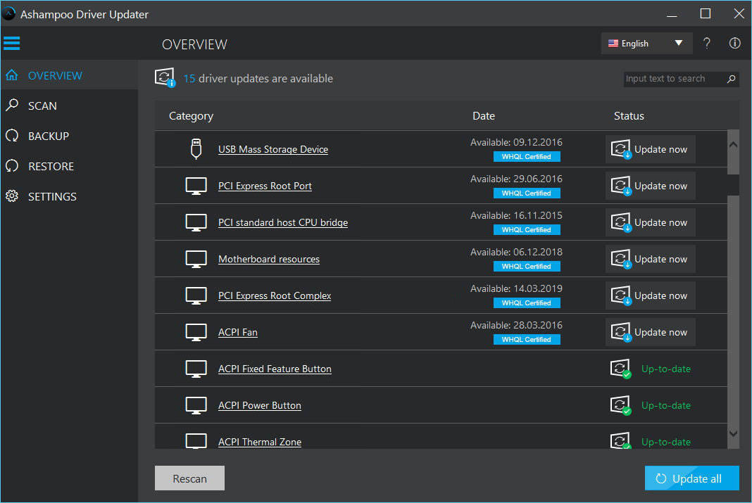 Ashampoo® Driver Updater