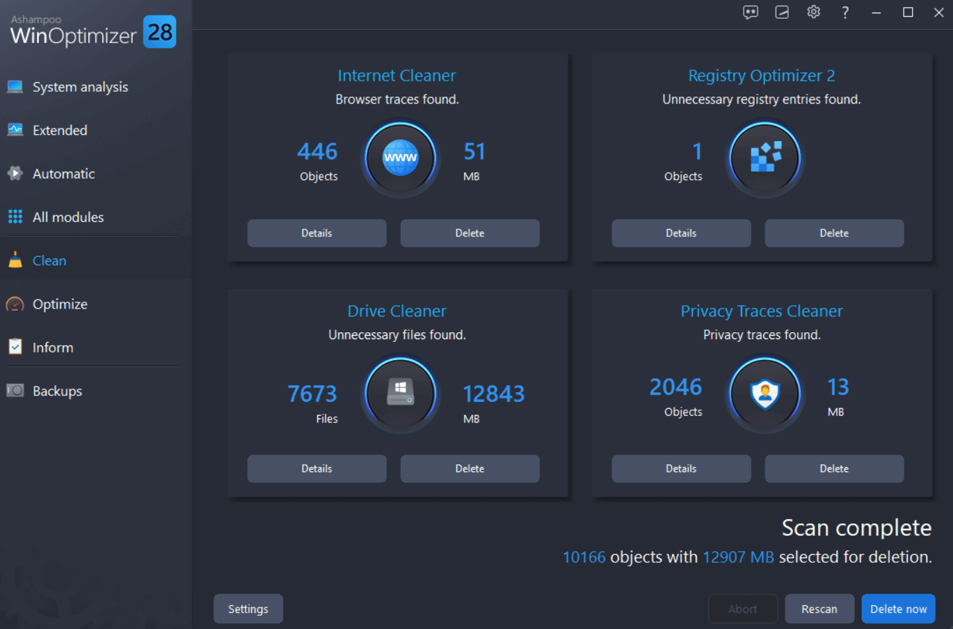 Ashampoo® WinOptimizer 28