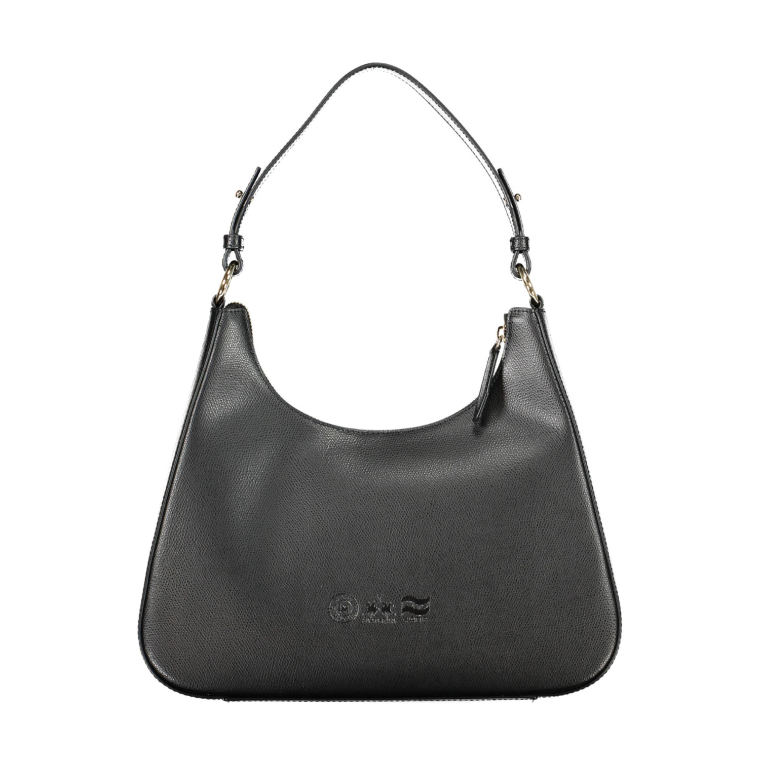 La Martina moteriška rankinė – juoda, 32×27×8 cm (100% oda)
