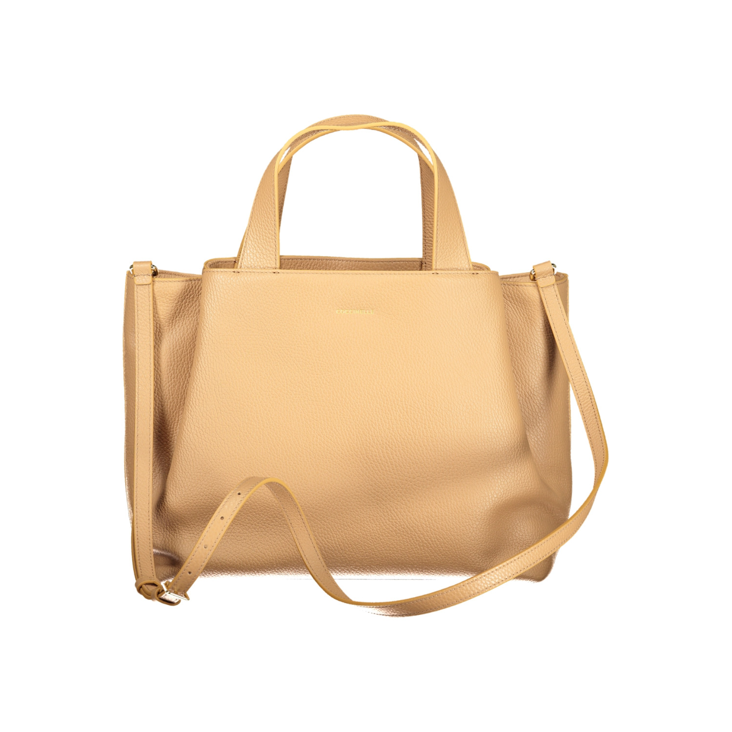 COCCINELLE BORSA DONNA MARRONE moteriška rankinė – ruda, 35×25×15 cm (oda)