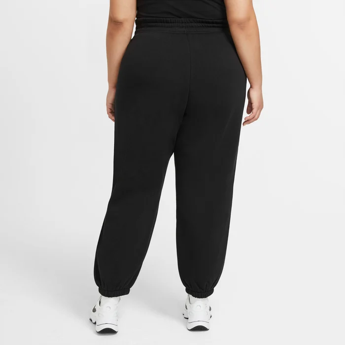 Nike NSW Fleece moteriškos džogerių kelnės – juodos (Plus Size 3X, DH1045-010)