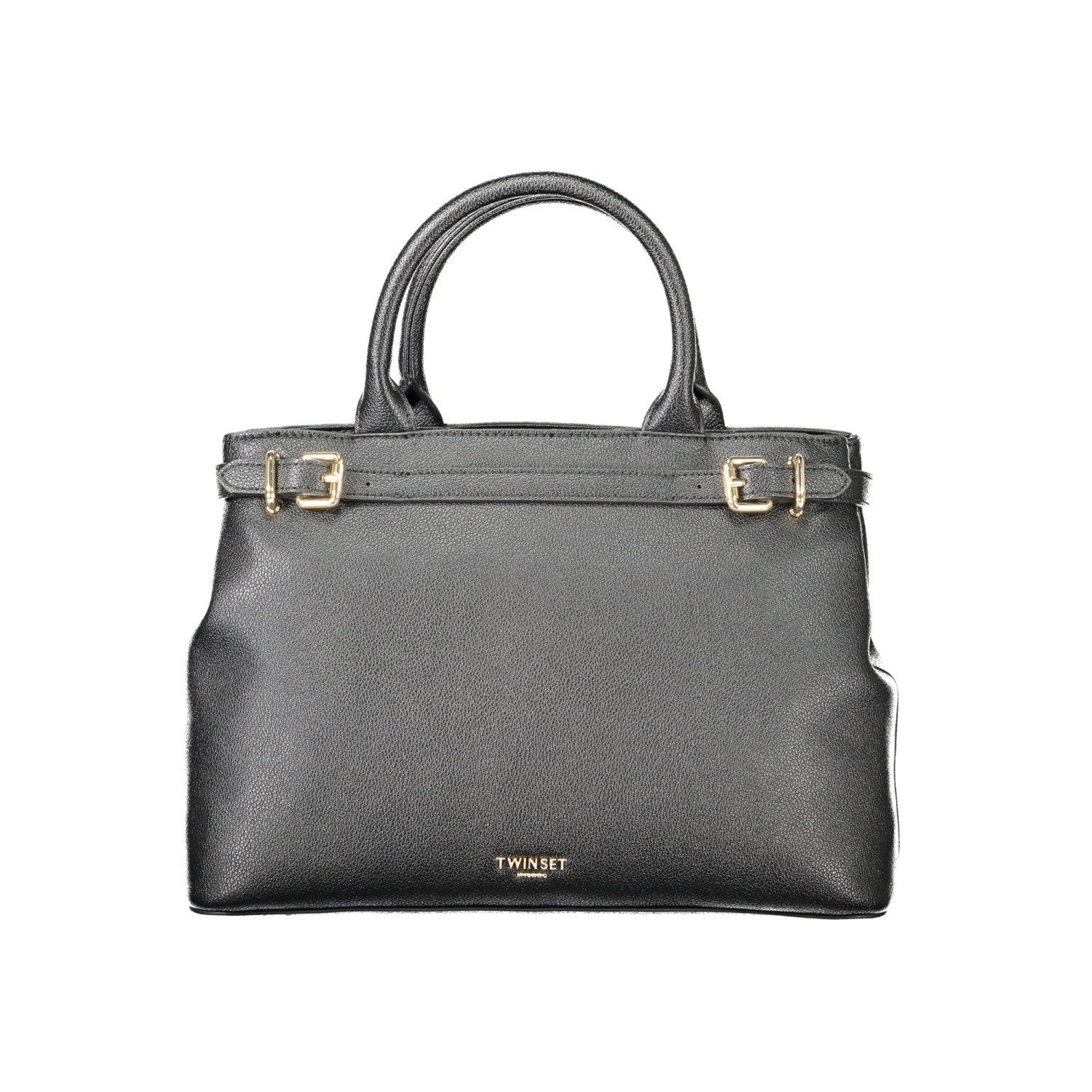 Twinset moteriška tote rankinė – juoda, 35×26×14 cm