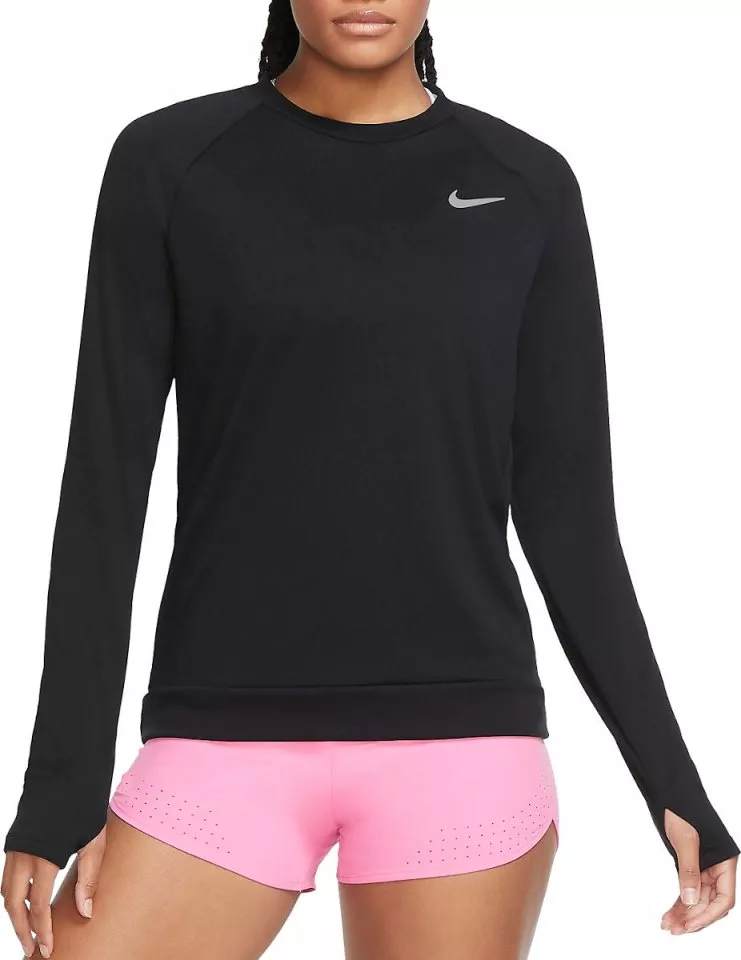 Nike Pacer moteriškas ilgų rankovių bėgimo topas – juodas (CU3270-010)