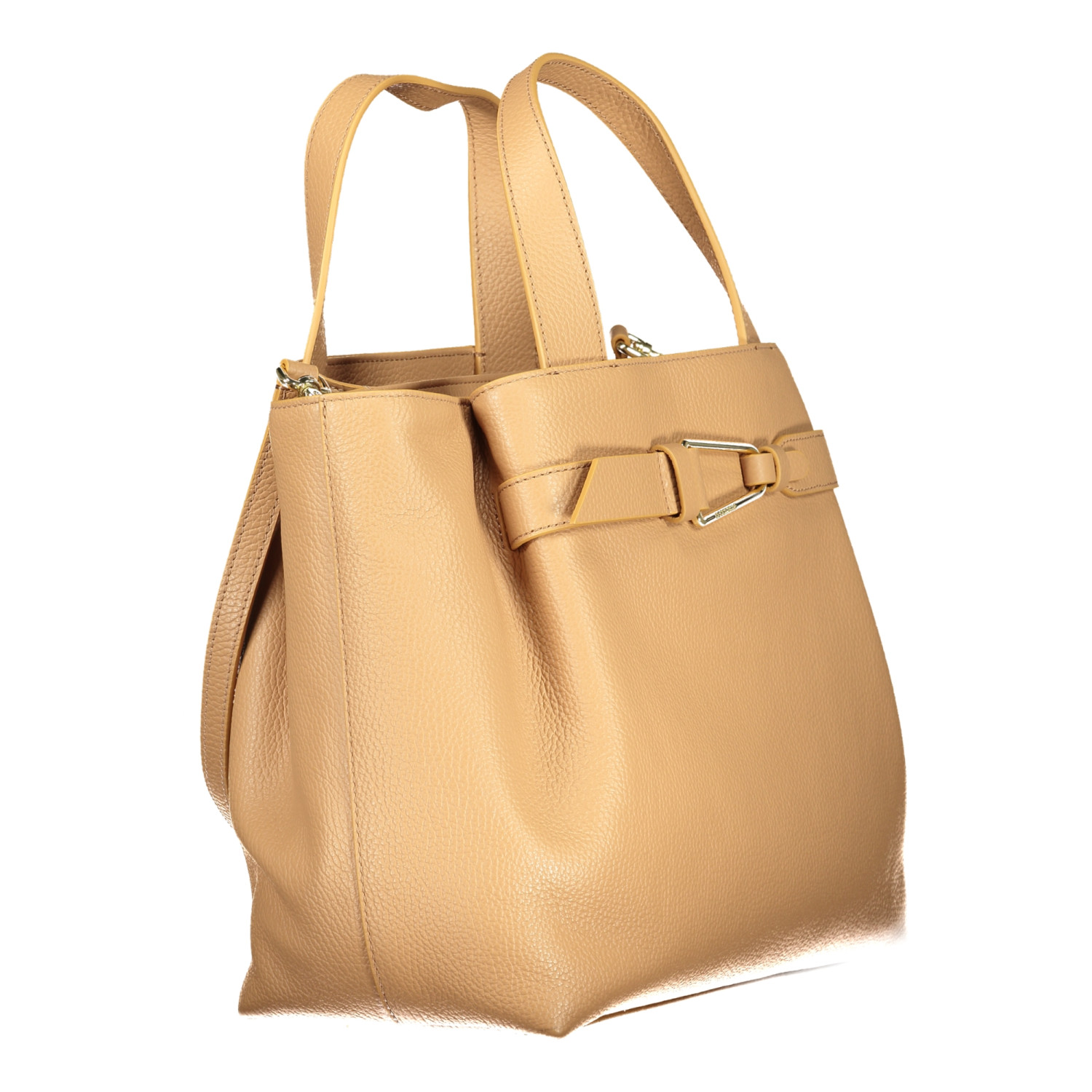 COCCINELLE BORSA DONNA MARRONE moteriška rankinė – ruda, 35×25×15 cm (oda)