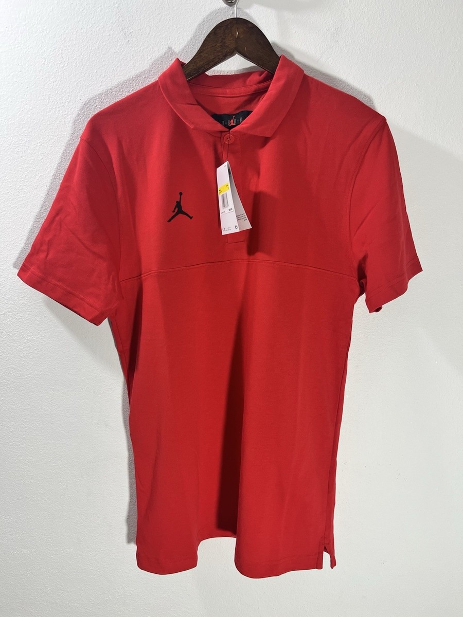 Jordan Dri-FIT Golf vyriškas polo – raudonas (DQ7905-657)