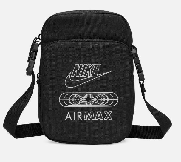 Nike Air Max Heritage unisex mini crossbody – juoda, 4 L (FQ0234-010)
