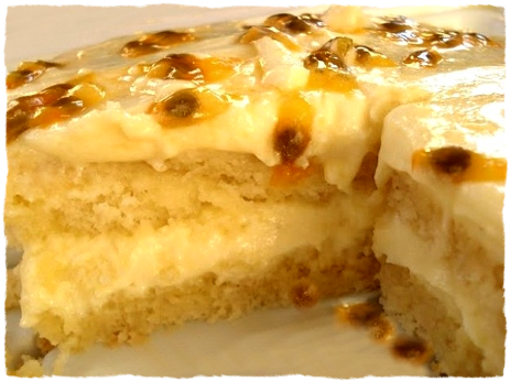Bolo de maracujá
