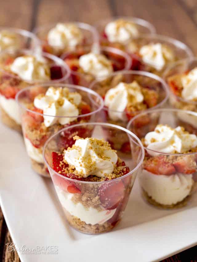 Strawberry Cheesecakes