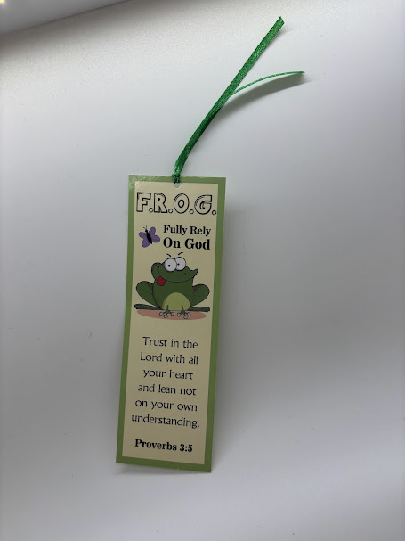 F.R.O.G. Christian Bookmark