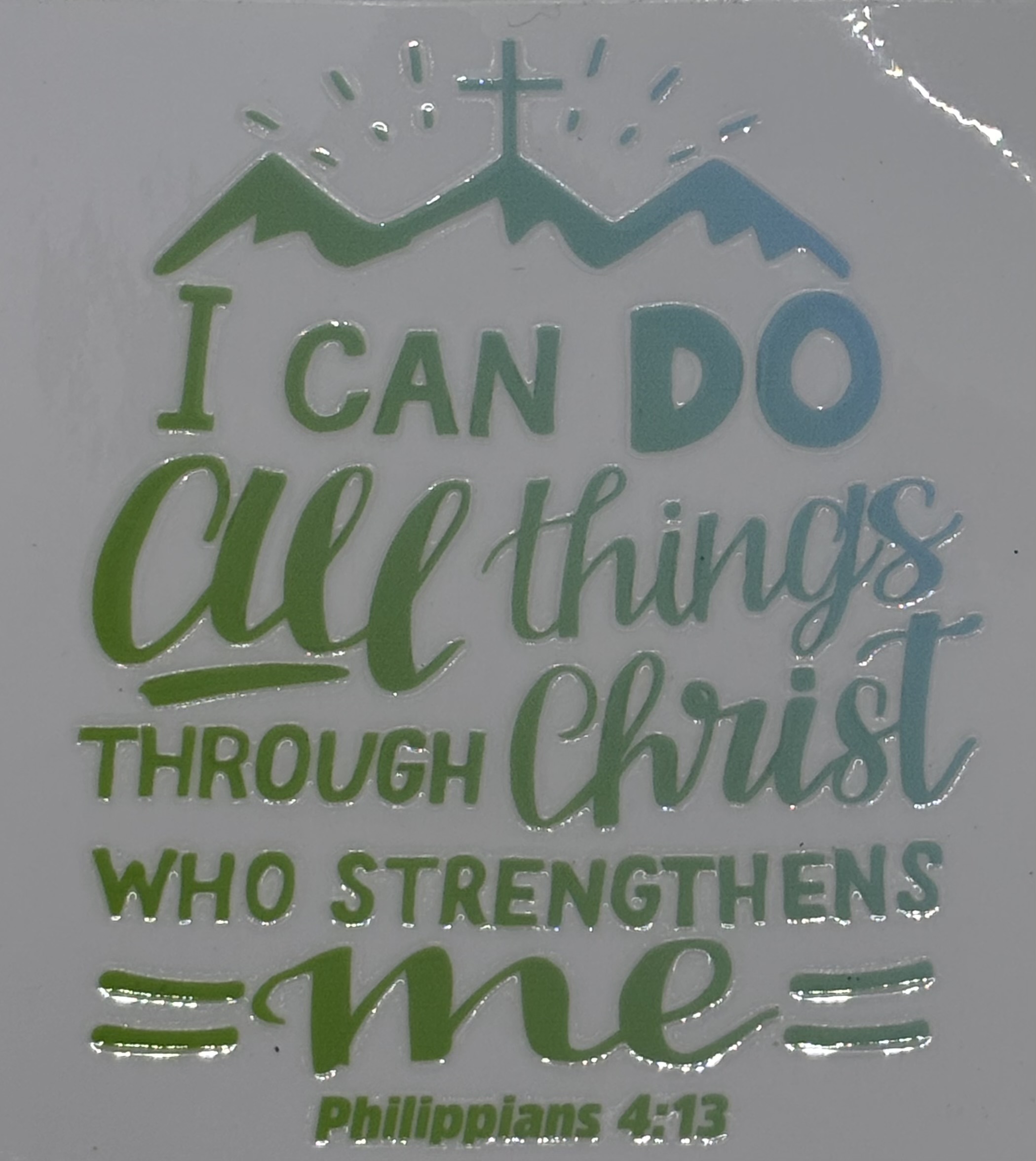 Inspirational Bible Verse Decal