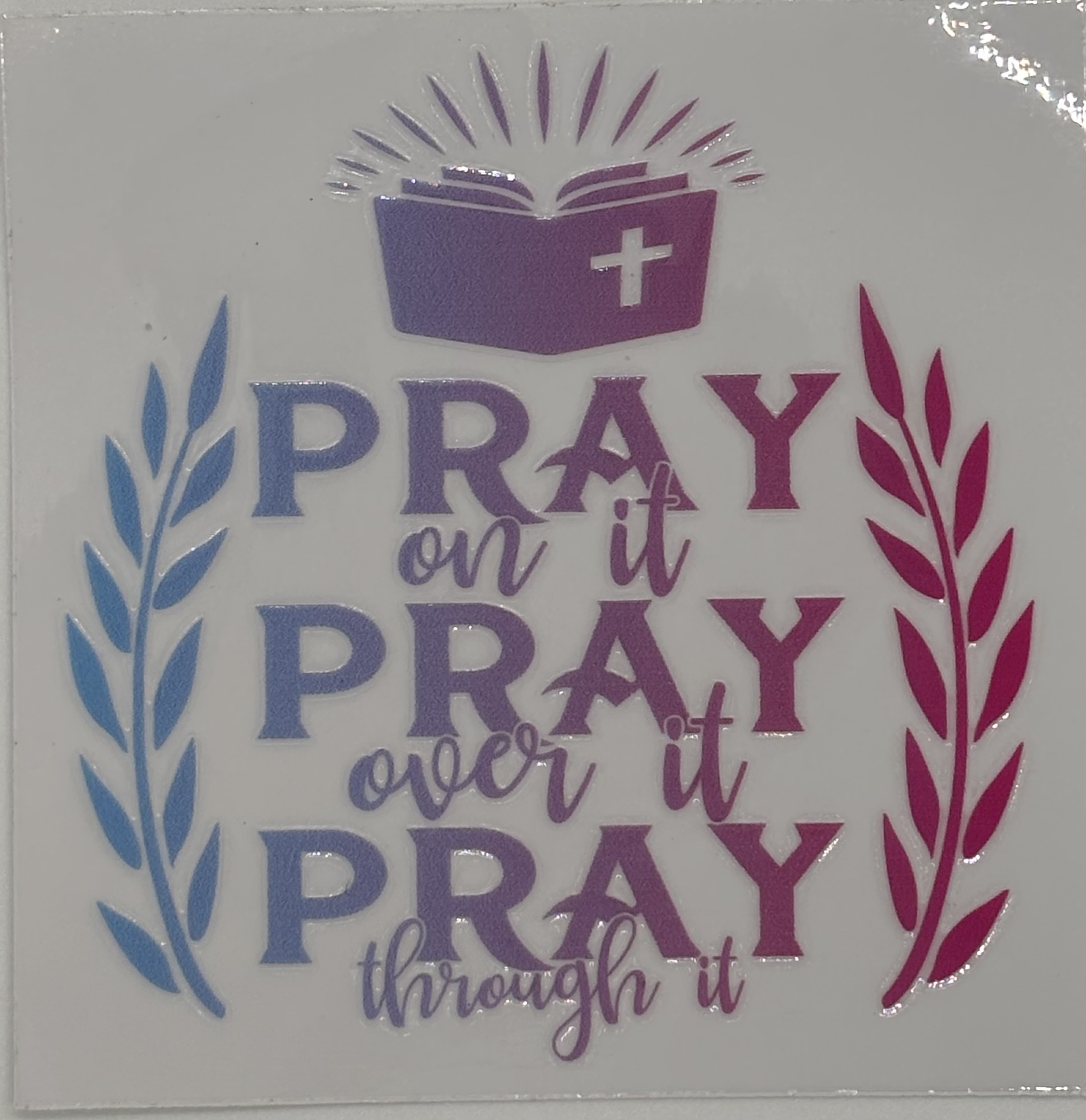 Inspirational Prayer Sticker