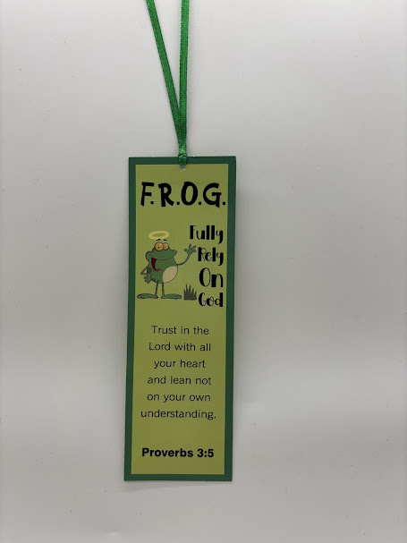 F.R.O.G. Inspirational Bookmark