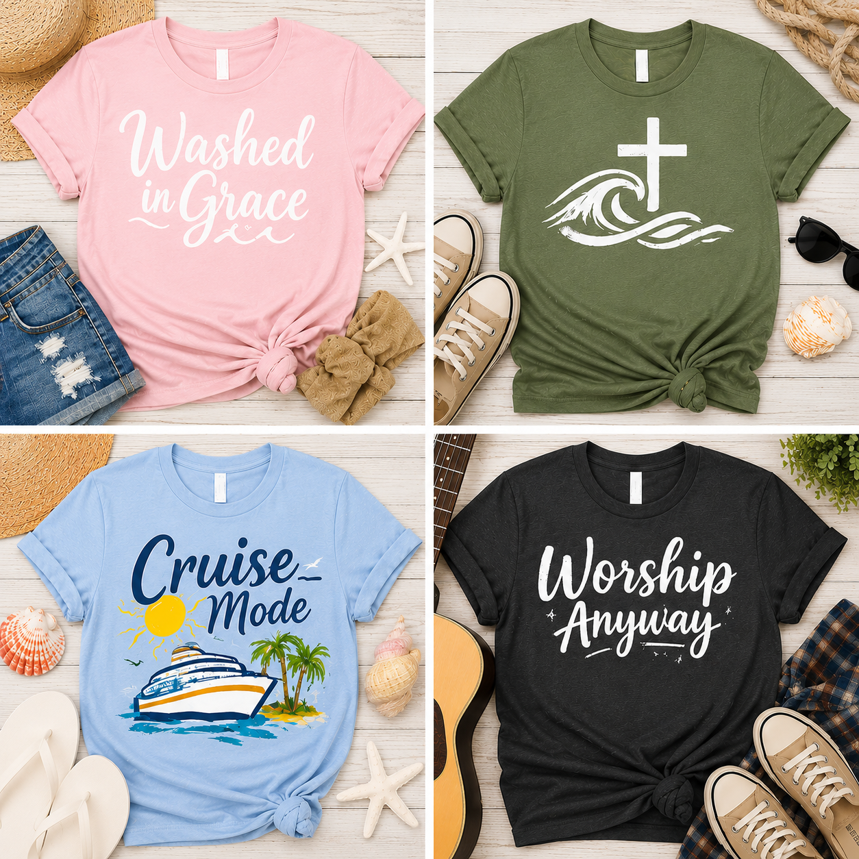 Inspirational Graphic T-Shirt Simplicity Line