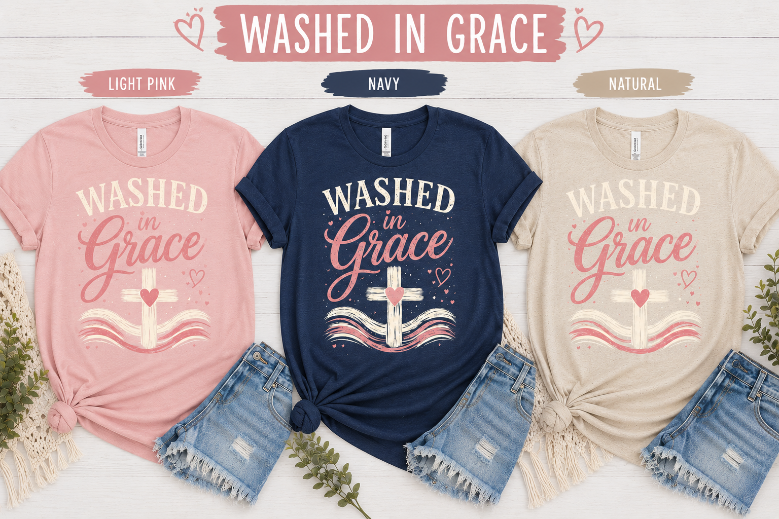 Washed in Grace T-Shirt
