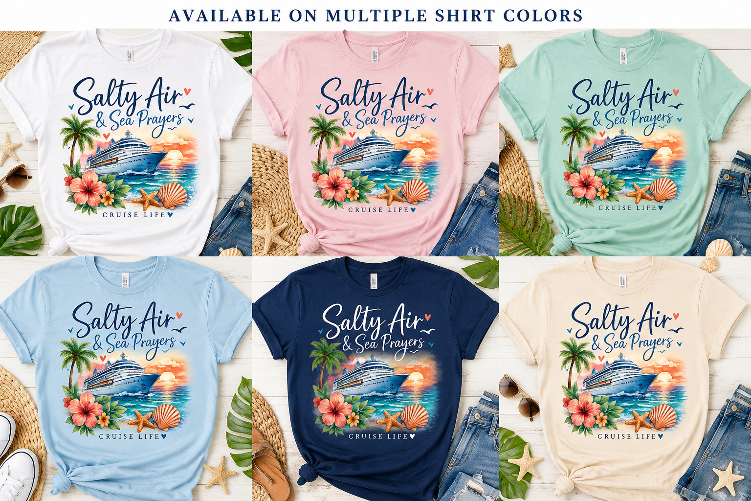 Salty Air & Sea Prayers T-Shirt