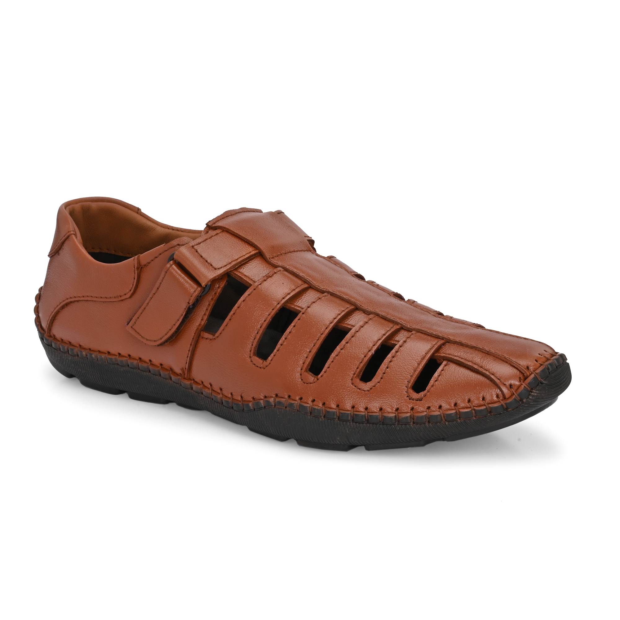 Mens Leather Sandals TAN