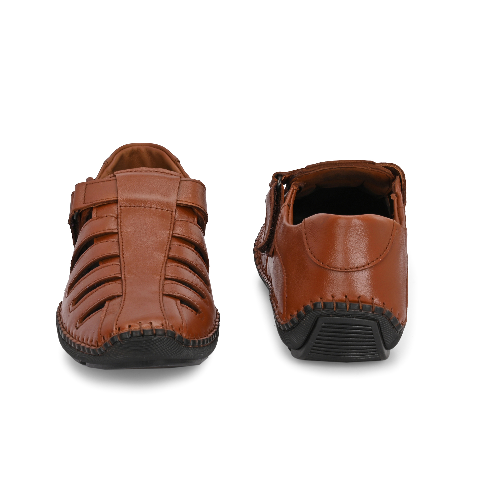Mens Leather Sandals TAN