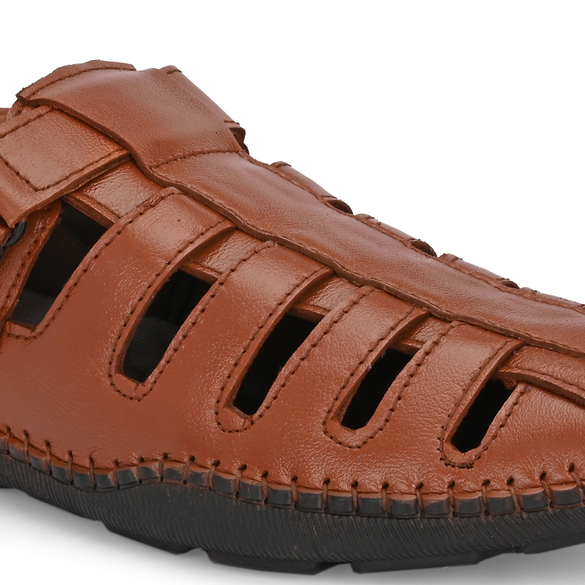 Mens Leather Sandals TAN