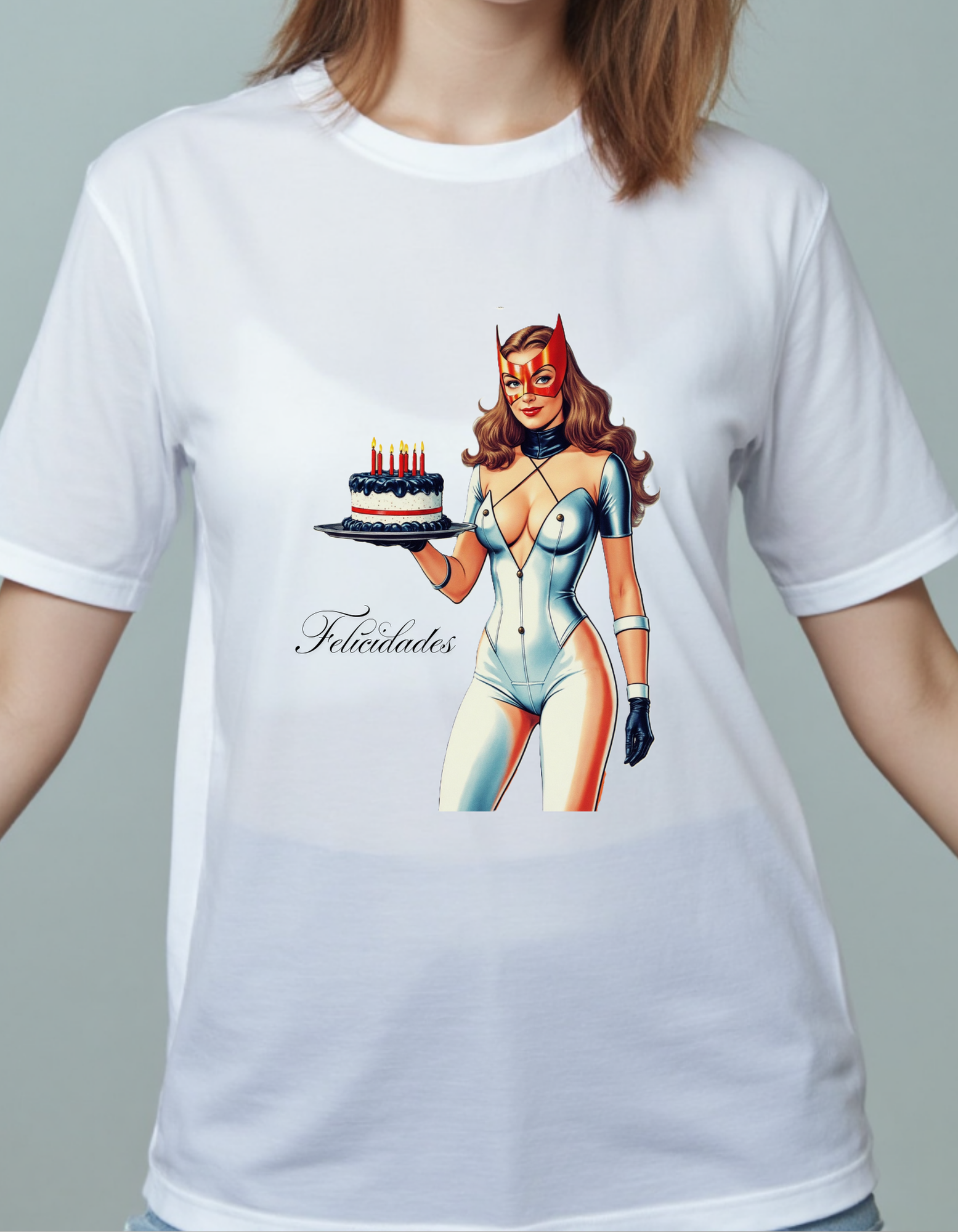 Playera con la frase Felicidades