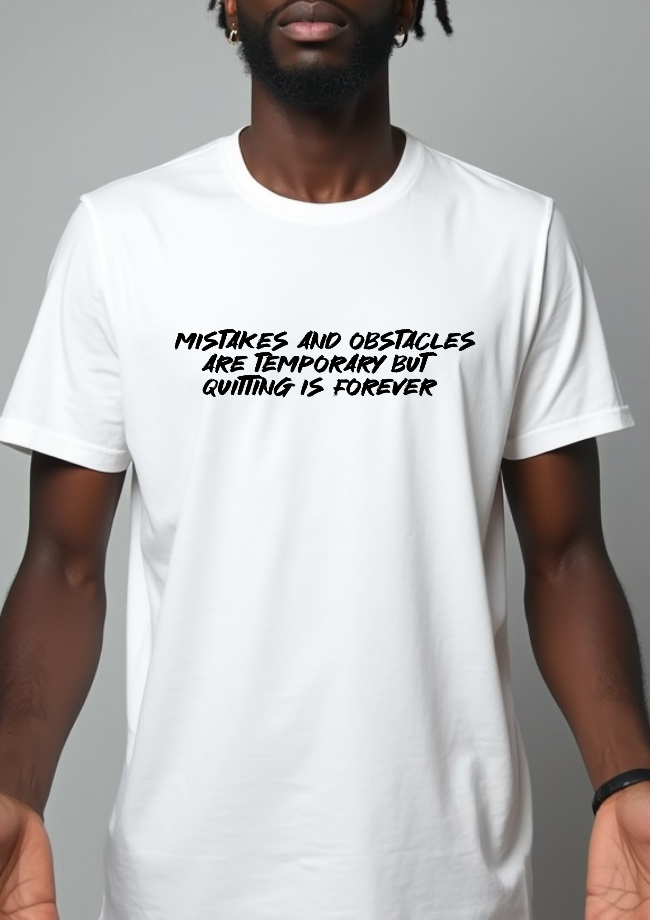 Playera con frase inspiracional, frases en ingles