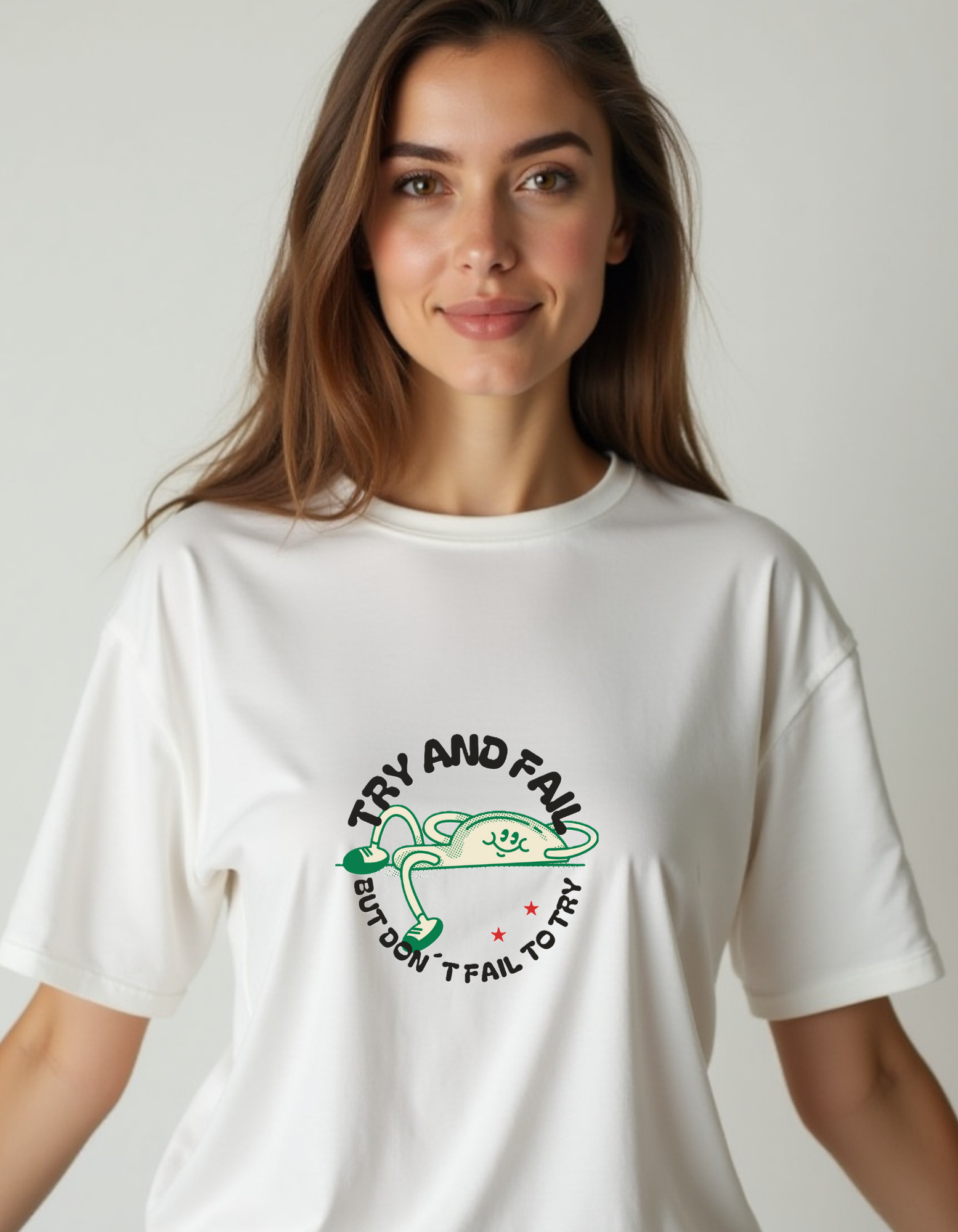 Playera con frases motivacionales 
