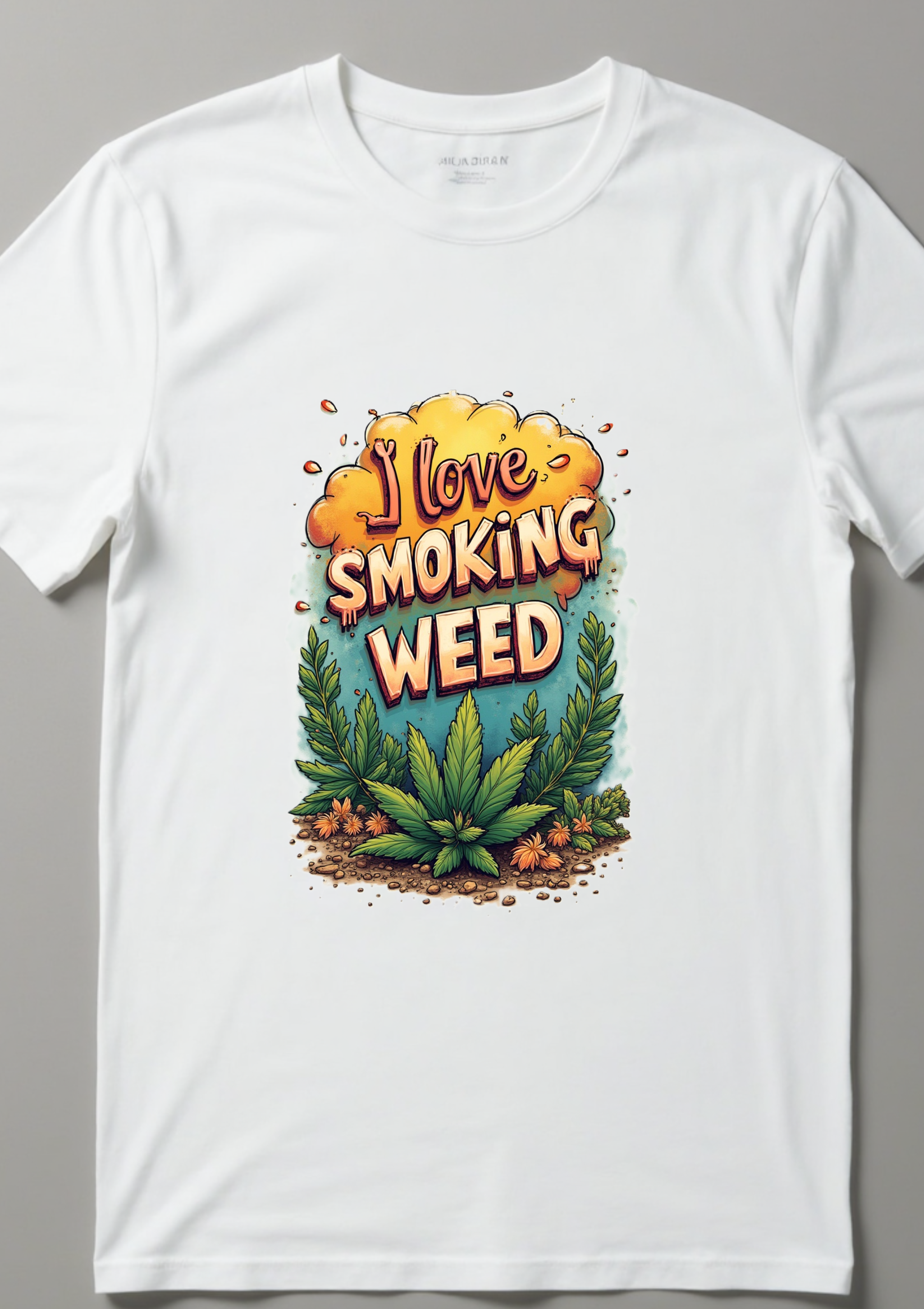 Playera I Love Smoking Weed 