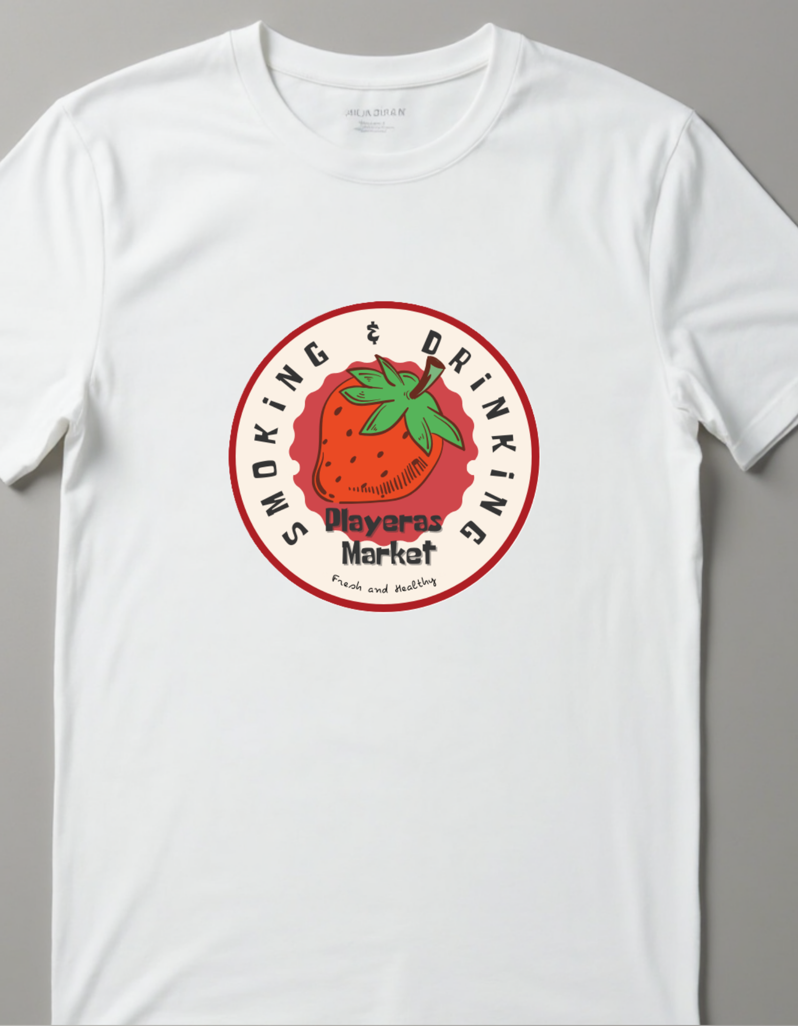 Smoking and drinking sport fashion