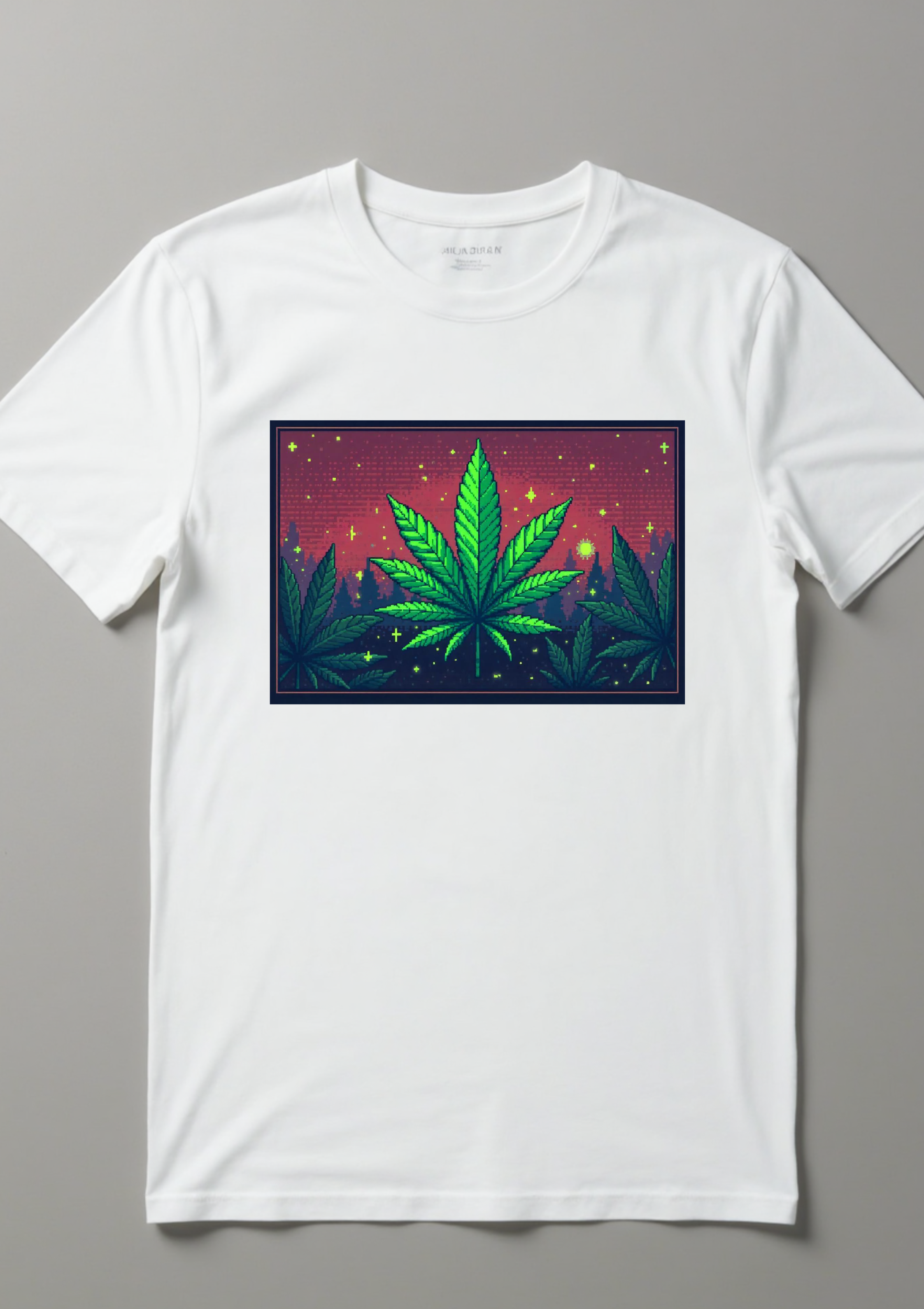 Playera Marihuana Videojuego Retro