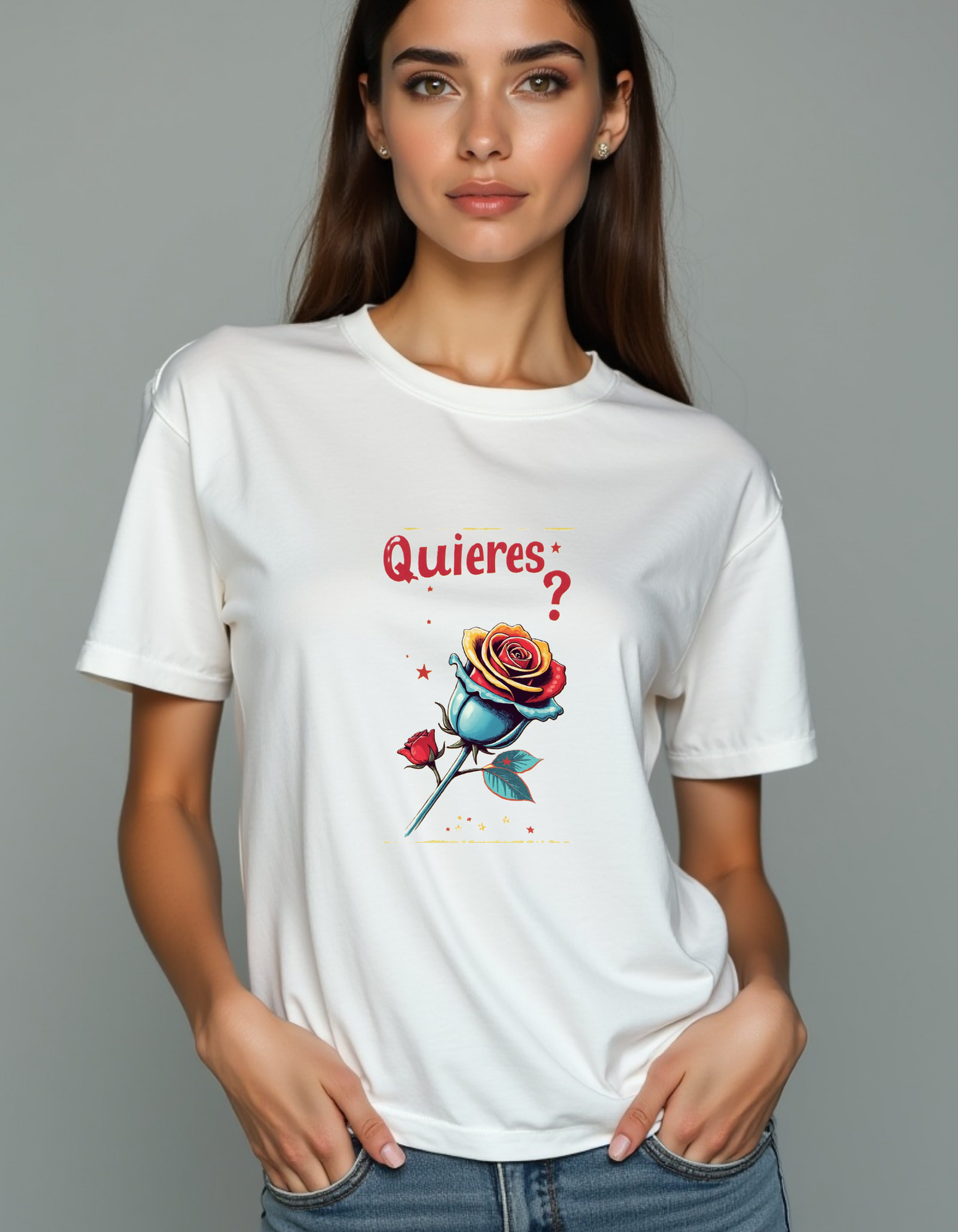 Playera con la frase ¿Quieres? , ideas para regalos o declaraciones